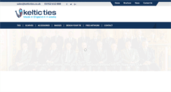 Desktop Screenshot of kelticties.co.uk